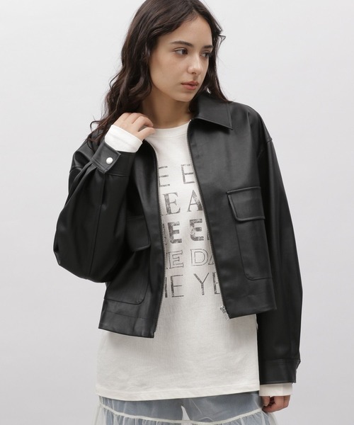 「LAKOLE」 ジャケット SMALL アイボリー レディース_画像4