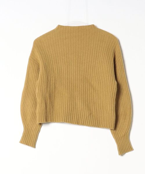 「MADEMOISELLE ROPE'」 長袖ニット 38 オリーブ レディース_画像2