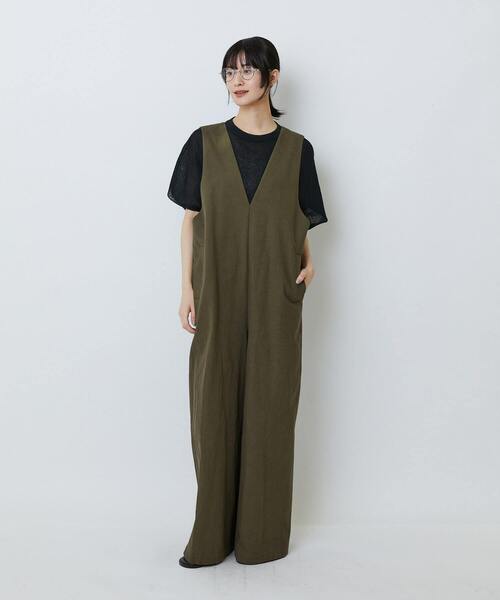 LOISIR サロペット オーバーオール 「MTサイズ有り」グランジコットン