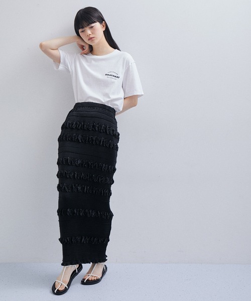 「TANGTANG」 半袖Tシャツ S ブラック レディース_画像4