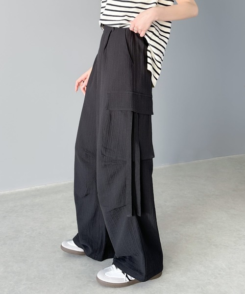 「Java」 カーゴパンツ LARGE ブラック レディース_画像2