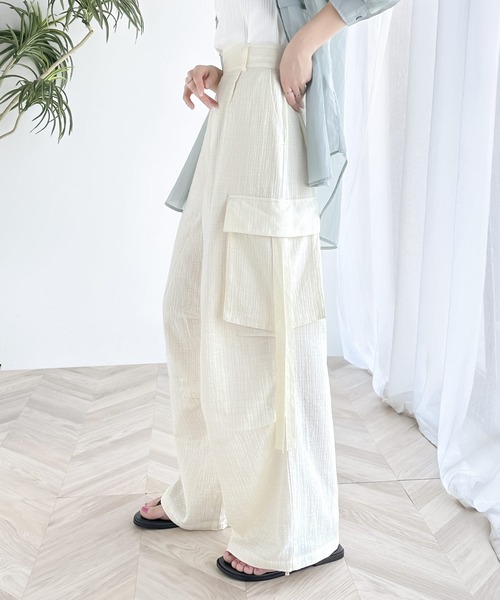 「Java」 カーゴパンツ LARGE ブラック レディース_画像7