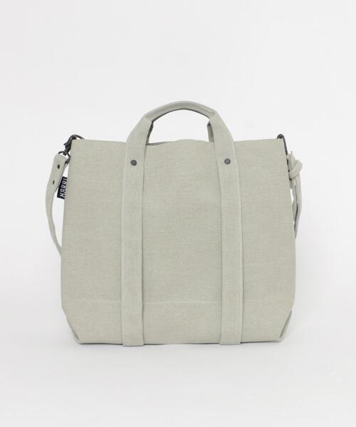 BEAMS F（ビームスF） トートバッグ S.MANO / レザー ドローストリング