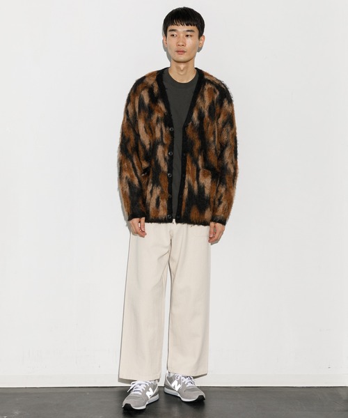 「AMERICAN RAG CIE」 ニットカーディガン M ブラック メンズ