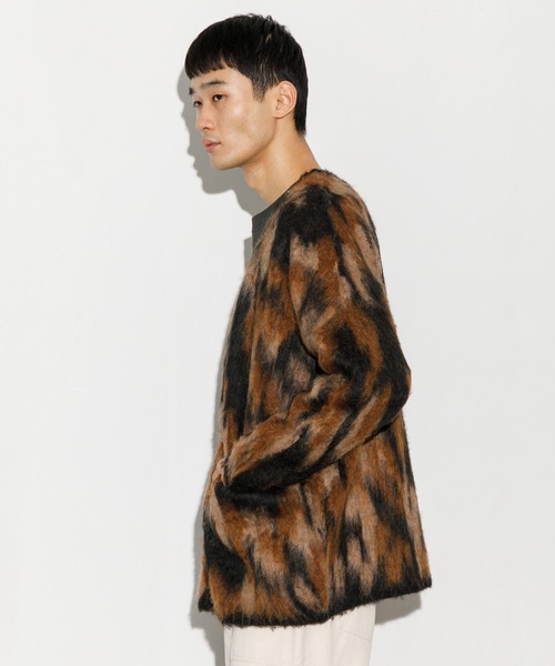 「AMERICAN RAG CIE」 ニットカーディガン M ブラック メンズ