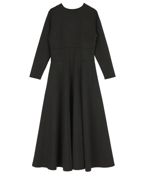 「ur's」 長袖ワンピース S ネイビー レディース_画像2