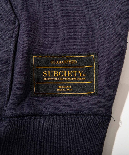 「Subciety」 プルオーバーパーカー X-LARGE グレー メンズ_画像7