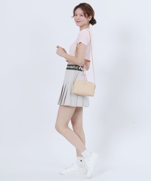 MARY QUANT マリークワント ショルダーバッグ  PVC    ベージュ レディース / 240001190137 MARY QUANT - MARY QUANT マリークワント ショルダーバッグ PVC