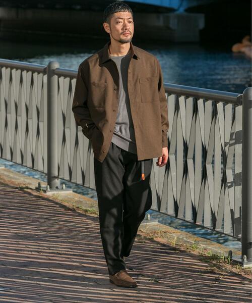 「URBAN RESEARCH ROSSO MEN」 パンツ LARGE チャコールグレー メンズの画像