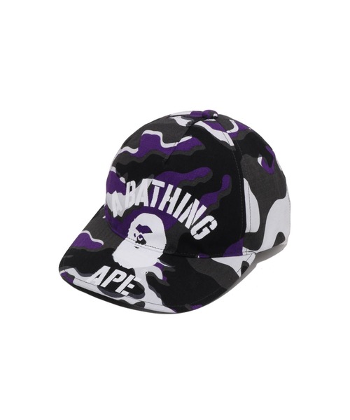 A BATHING APE（アベイシングエイプ） キャップ 帽子 GLITCH WOODLAND