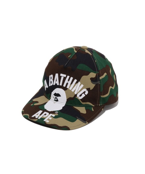 A BATHING APE（アベイシングエイプ） キャップ 帽子 GLITCH WOODLAND