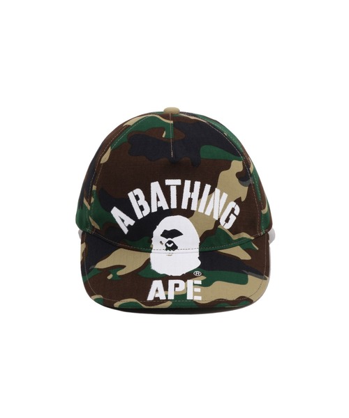 A BATHING APE（アベイシングエイプ） キャップ 帽子 GLITCH WOODLAND