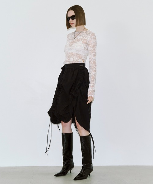 JOSE MOON（ジョゼムーン） tシャツ LACE LONGSLEEVE TOP/レースロング