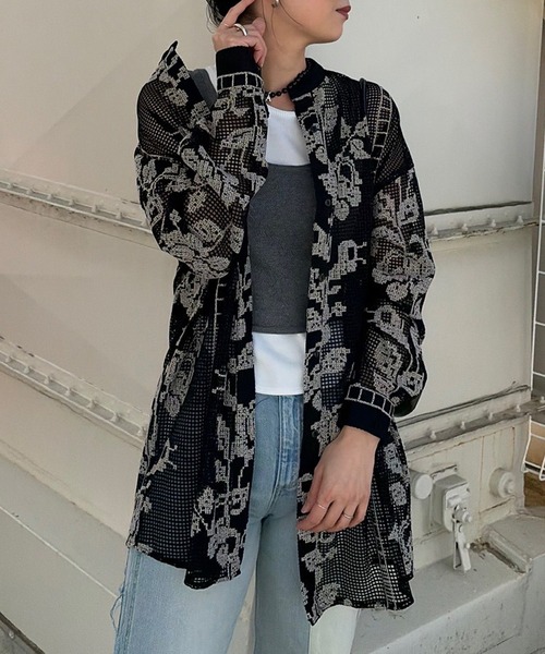 アメリヴィンテージ  ドットシャツ Ameri（アメリ） ブラウス シャツ MEDI CROSS STITCH LIKE SHIRT