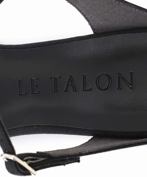 LE TALON（ル タロン） サンダル 3.5cmWストラップサンダル レディース
