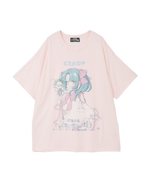 Candy Stripper（キャンディーストリッパー） tシャツ CANDY ANIME BIG