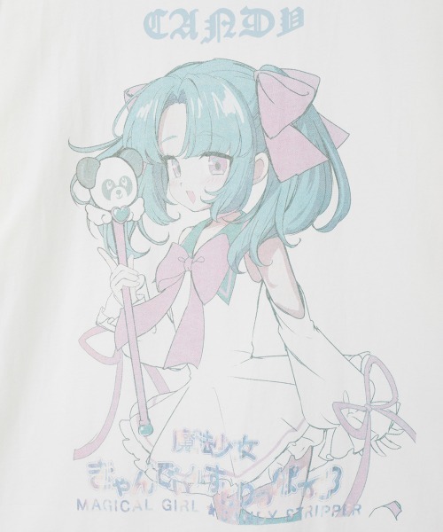 Candy Stripper（キャンディーストリッパー） tシャツ CANDY ANIME BIG