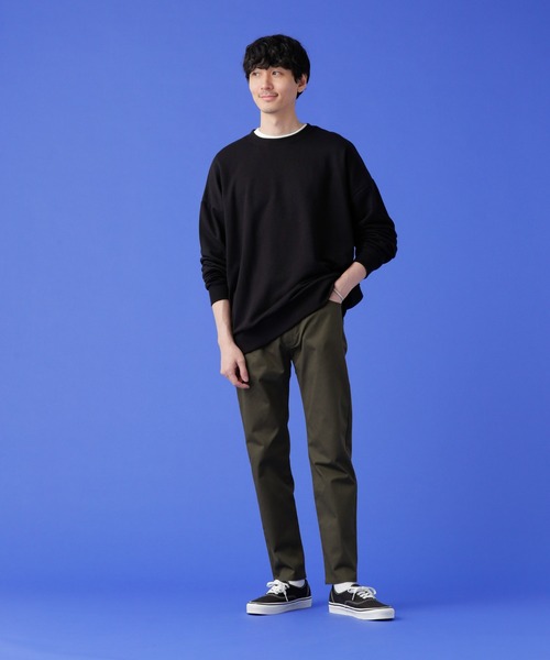 「NANO universe」 チノパンツ L ベージュ メンズ_画像6