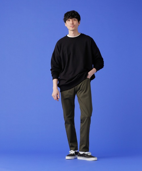 「NANO universe」 チノパンツ L ベージュ メンズ_画像8