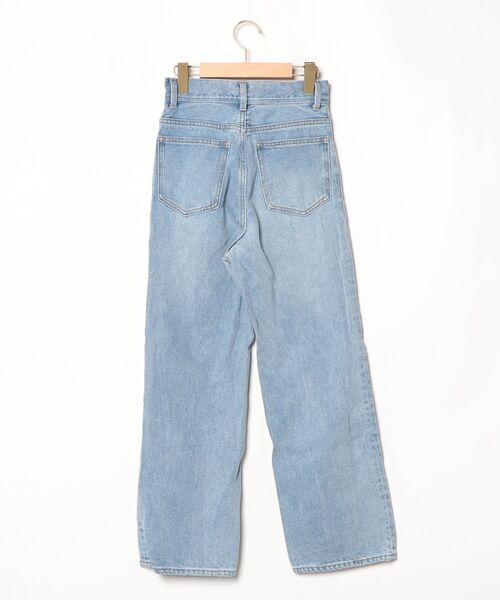 「EMMEL REFINES」 デニムパンツ X-SMALL ライトブルー レディース_画像2