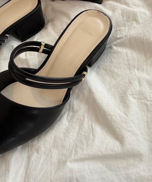 「on:nue」 フラットサンダル 23.5cm ブラウン レディース_画像4