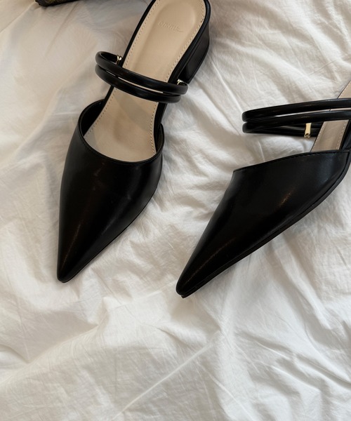 「on:nue」 フラットサンダル 23.5cm ブラウン レディース_画像9