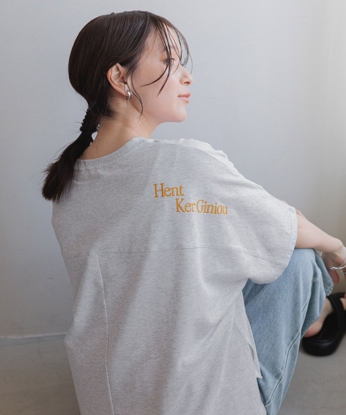 studio CLIP（スタディオクリップ） tシャツ 半袖 アソートロゴ刺繍