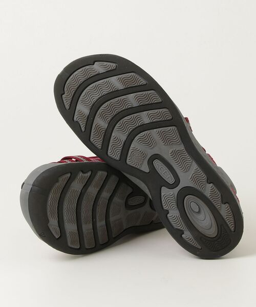 「KEEN」 フラットサンダル 25cm レッド レディース_画像3