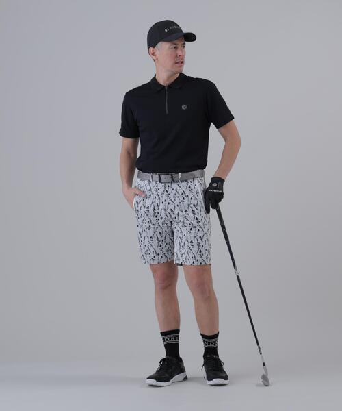 パンツ 「ストレッチ」ボタニカルジャガードショートパンツ (MENS) メンズ_3