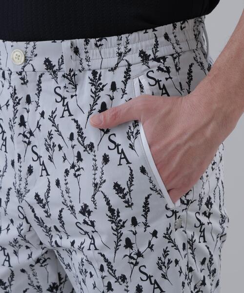 パンツ 「ストレッチ」ボタニカルジャガードショートパンツ (MENS) メンズ_8