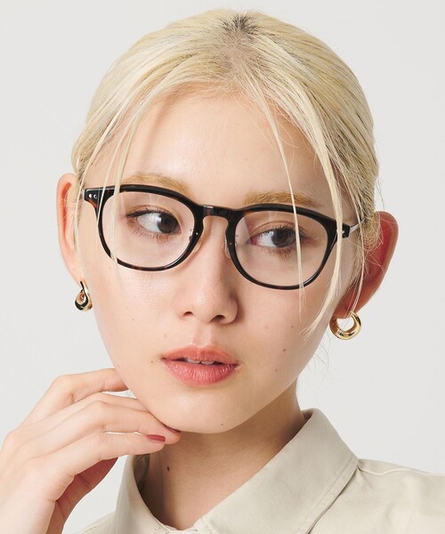 スクエアメガネ（色：ブラウン系）のおすすめ人気商品一覧 通販