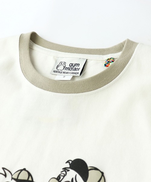 「gym master」 半袖Tシャツ LARGE ベージュ メンズ_画像3