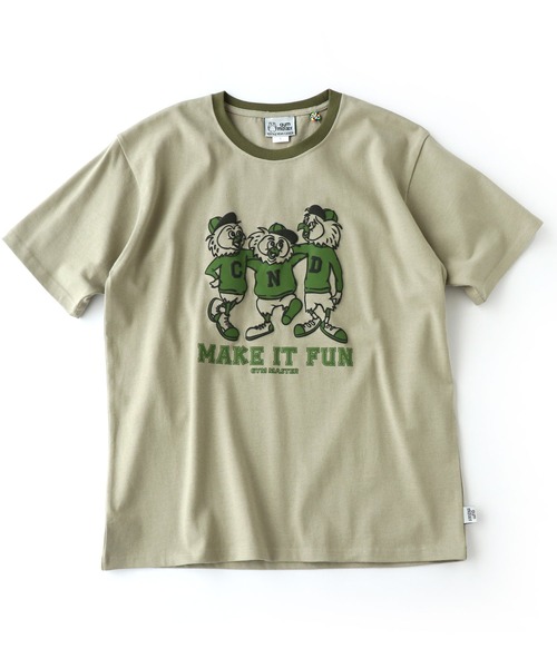 「gym master」 半袖Tシャツ LARGE ベージュ メンズ_画像7