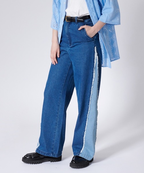 ONCILY（オンシェリー） デニムパンツ LARGE ブルー メンズ : ZOZOTOWN