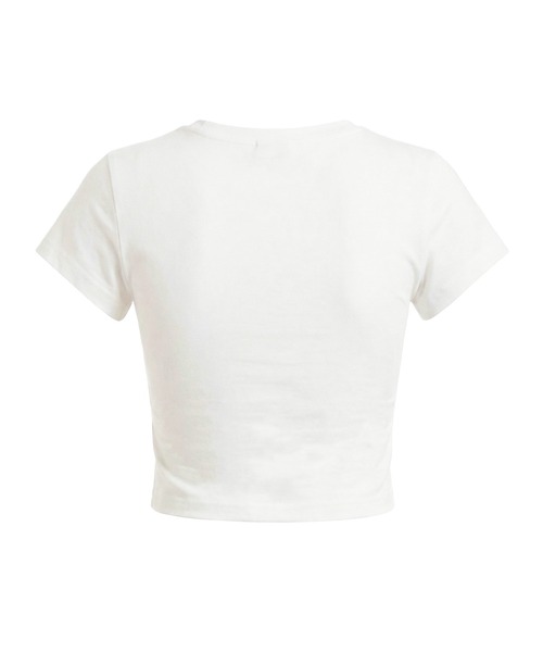 Rose Muse（ロゼミューズ） tシャツ Rhinestone logo T-shirt