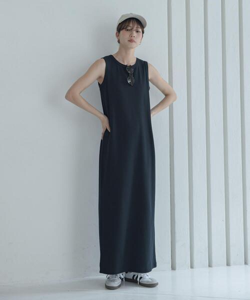 ワンピース 「38サイズ/WEB限定」Iラインカットワンピースの画像