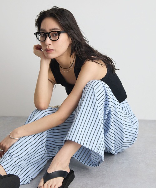 STELLA FISH ワイドパンツ スラックス パンツ 「2サイズ展開」裾