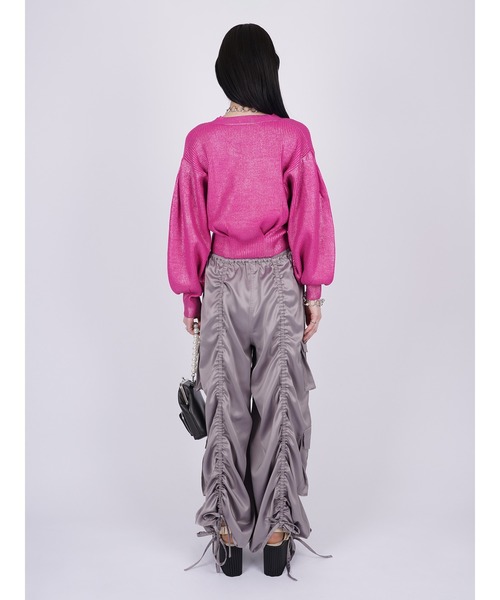 「PAMEO POSE」 カーゴパンツ FREE ブラック レディース_画像6