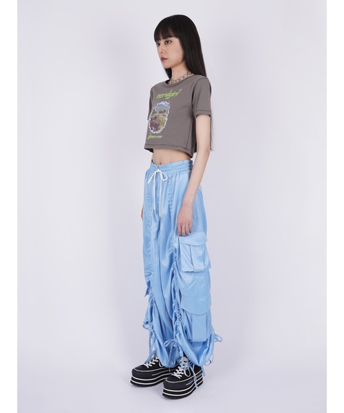 「PAMEO POSE」 カーゴパンツ FREE ブラック レディース_画像10