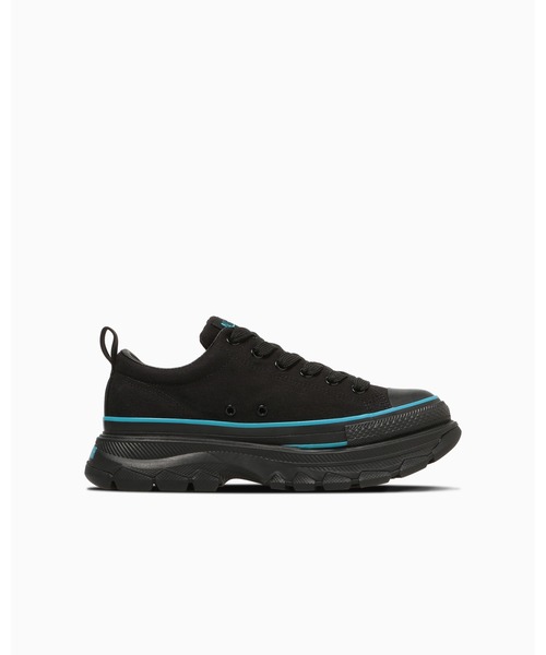 「CONVERSE ALL STAR」 ローカットスニーカー 5 ブラック×ブルー メンズ_画像3