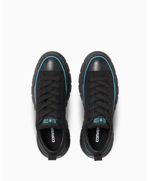 「CONVERSE ALL STAR」 ローカットスニーカー 5 ブラック×ブルー メンズ_画像4