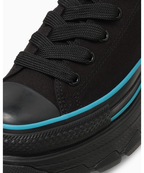 「CONVERSE ALL STAR」 ローカットスニーカー 5 ブラック×ブルー メンズ_画像7