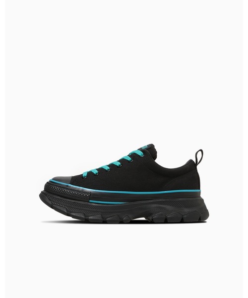 「CONVERSE ALL STAR」 ローカットスニーカー 5 ブラック×ブルー メンズ_画像9