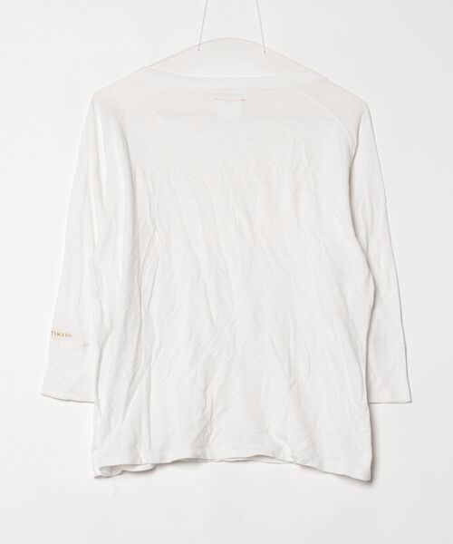 「VICTIM」 長袖Tシャツ MEDIUM ホワイト メンズ_画像2
