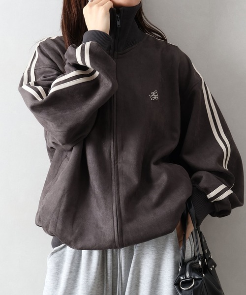 SpRay（スプレイ） コート アウター スエードポンチトラックジャケット