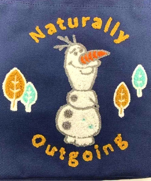 Disney トートバッグ 「Disney」アナと雪の女王2刺繍トート
