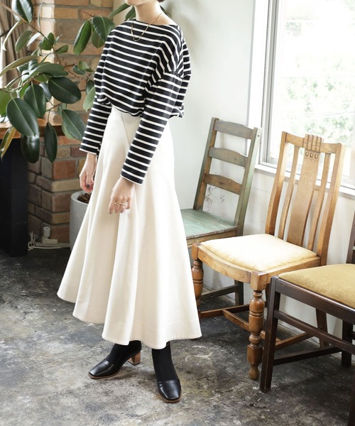 SESTO パンプス ウッドヒールのゴムフィットアンクルブーティ風