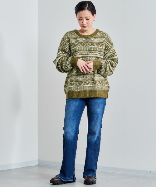 cepo（セポ） ニット セーター ノルディック ジャガードニット 柄