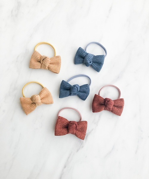 frangipani ヘアゴム コーデュロイリボンヘアゴムセット（KIDS