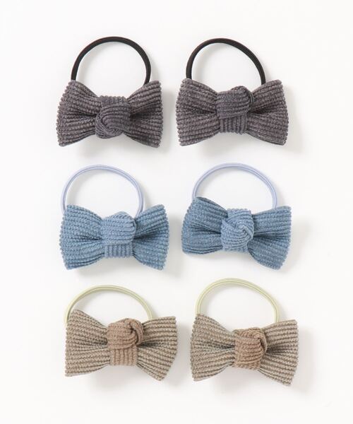 frangipani ヘアゴム コーデュロイリボンヘアゴムセット（KIDS